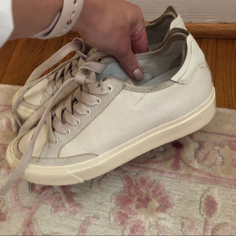Rag and bone sneakers ecru size 7